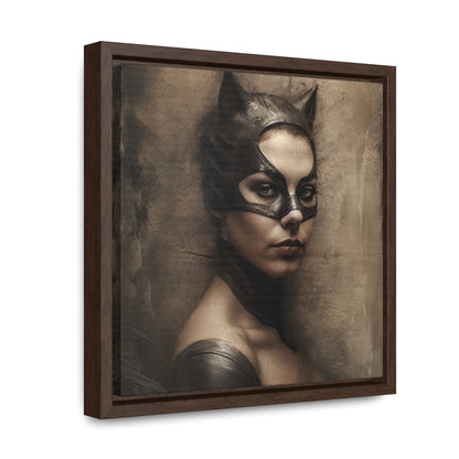 Cat Woman 18, Gallery Canvas Wraps, Square Frame