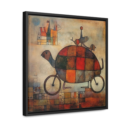 Turtle, Gallery Canvas Wraps, Square Frame