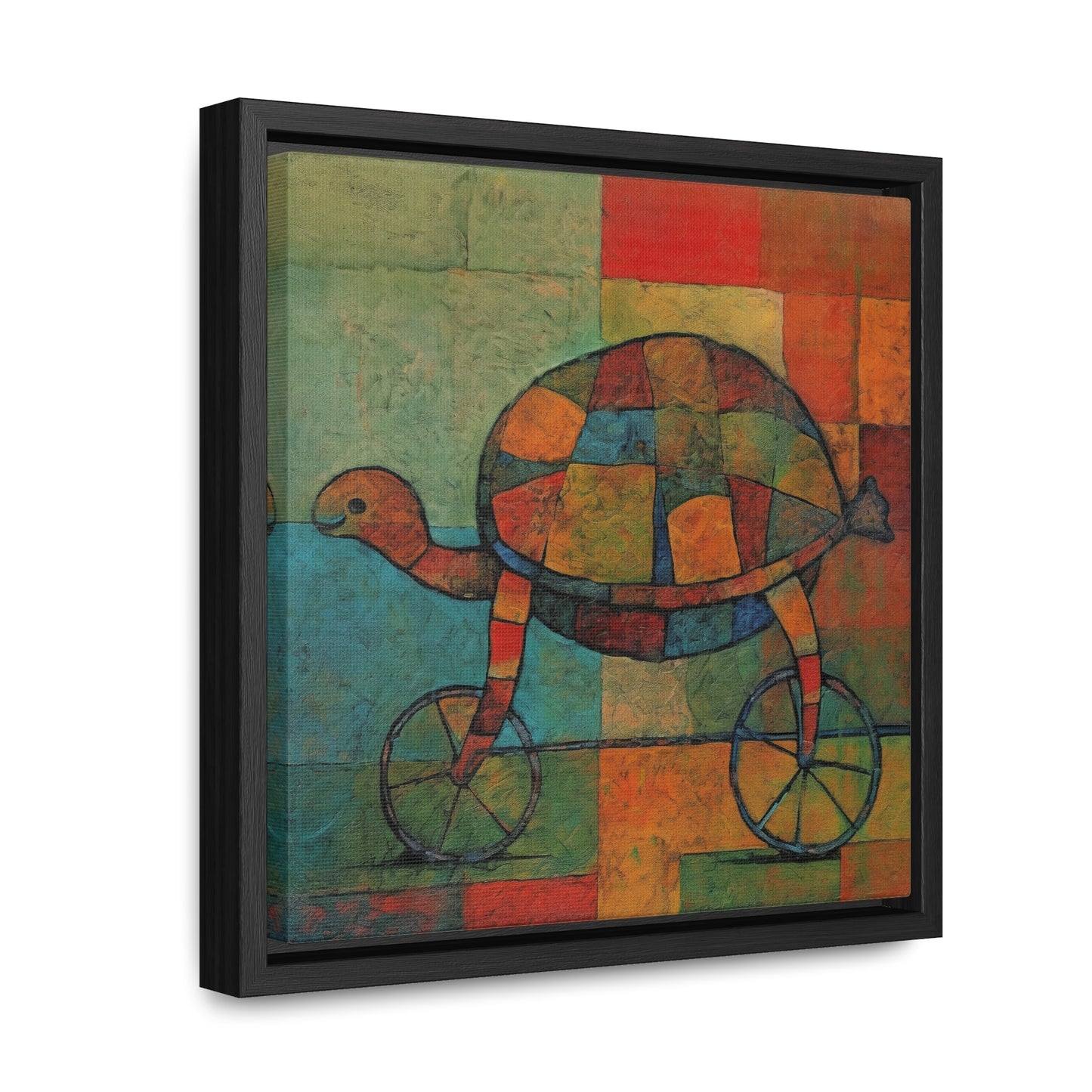 Turtle 19, Gallery Canvas Wraps, Square Frame