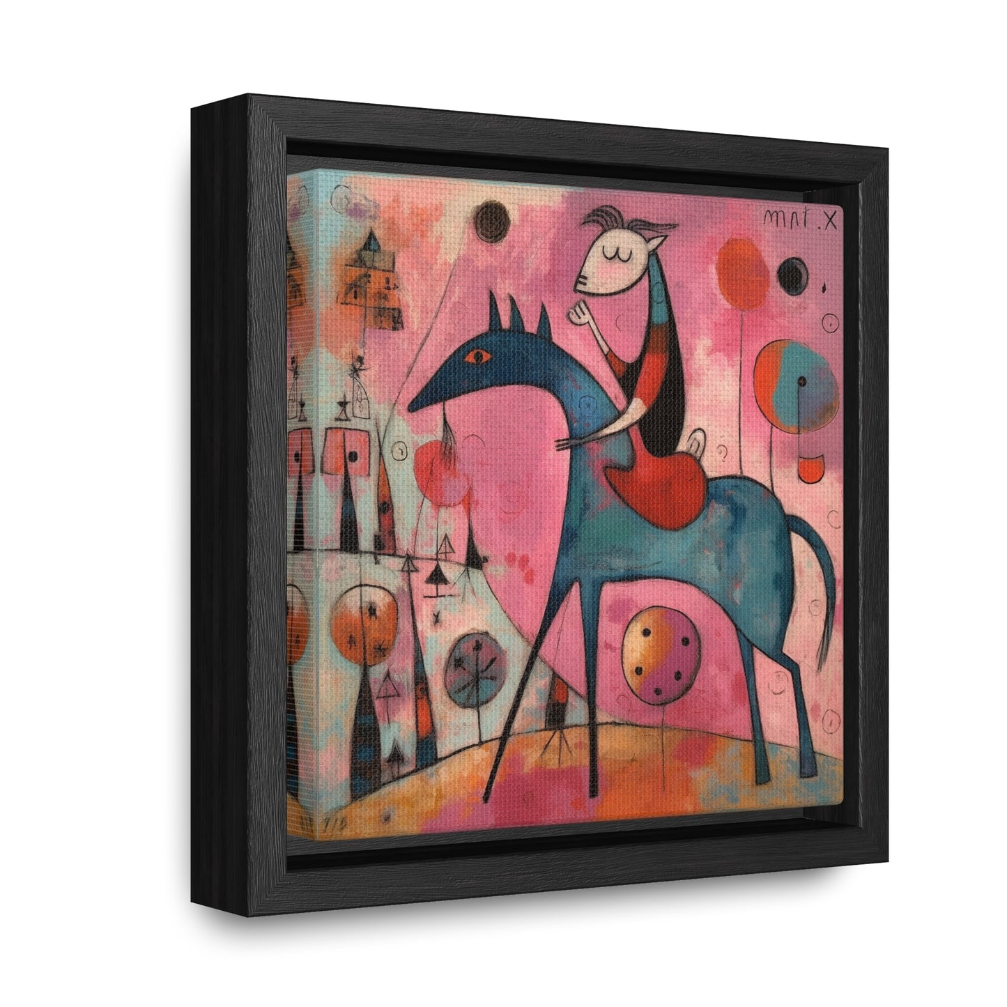 The Dreams of the Child 46, Gallery Canvas Wraps, Square Frame