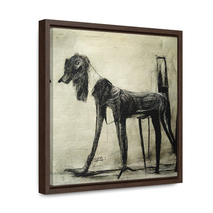 Dogs and Puppies 19, Valentinii, Gallery Canvas Wraps, Square Frame