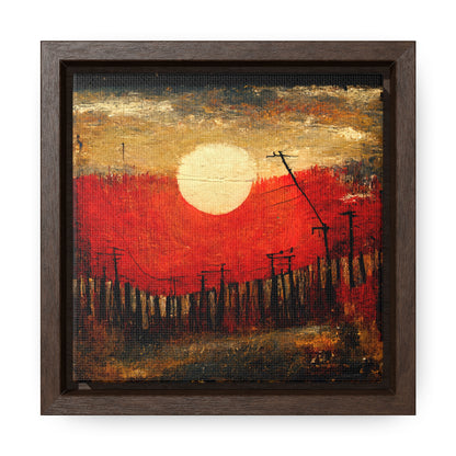 Land of the Sun 19, Valentinii, Gallery Canvas Wraps, Square Frame