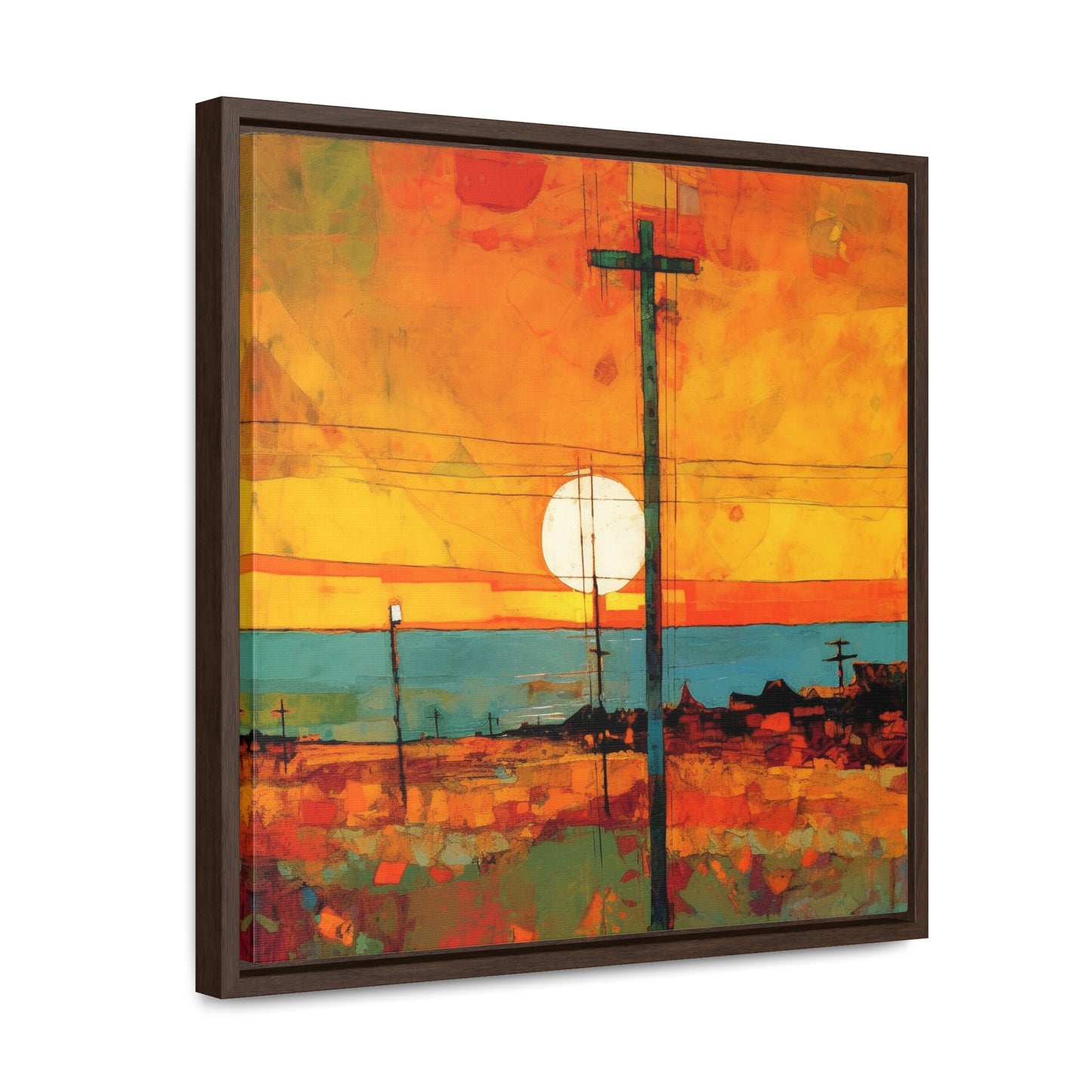 Land of the Sun 64, Valentinii, Gallery Canvas Wraps, Square Frame