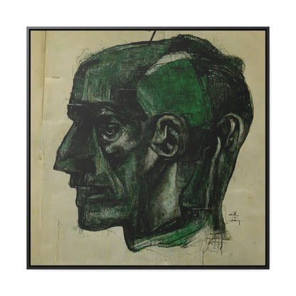 Heads 6, Valentinii, Gallery Canvas Wraps, Square Frame