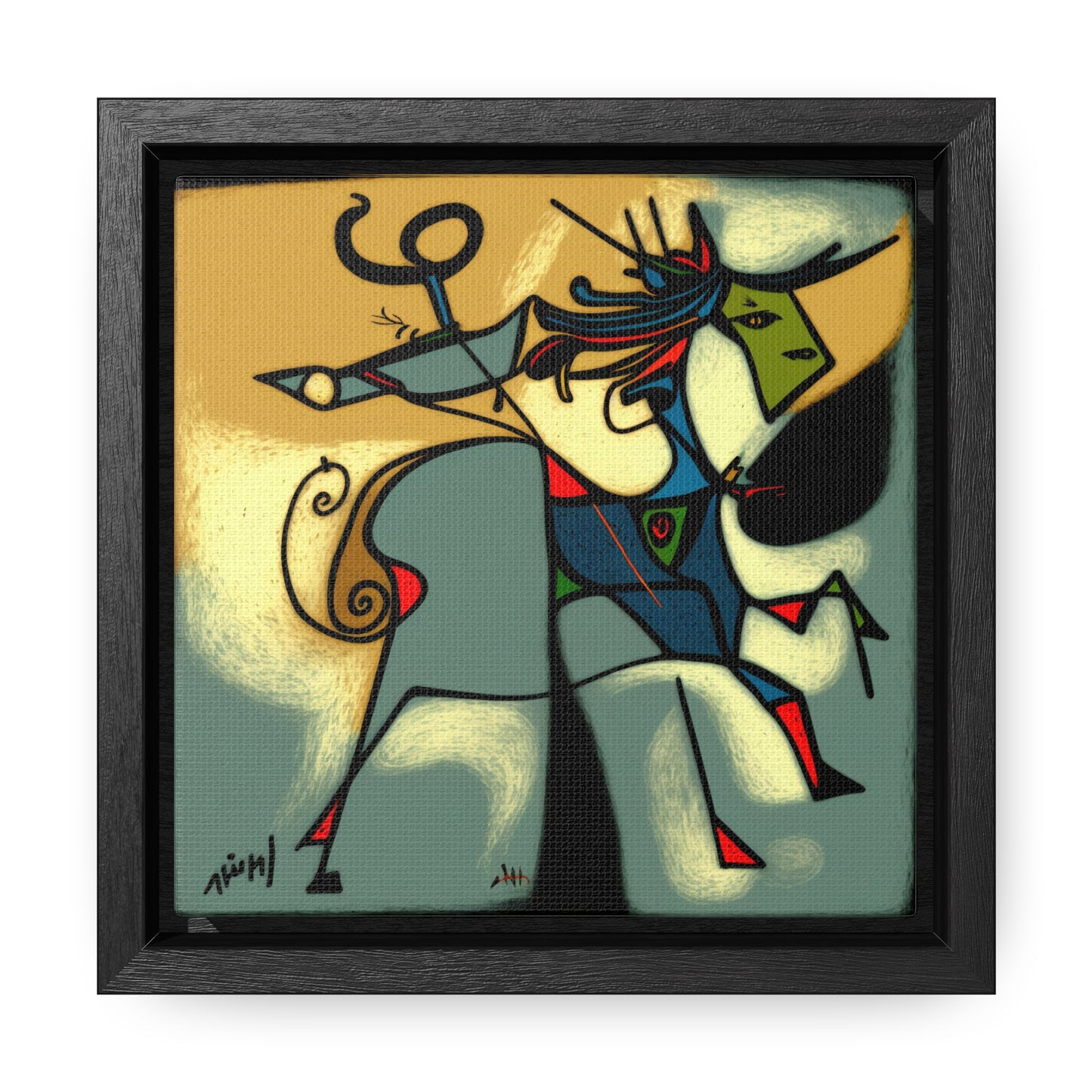 Naivia 36, Gallery Canvas Wraps, Square Frame