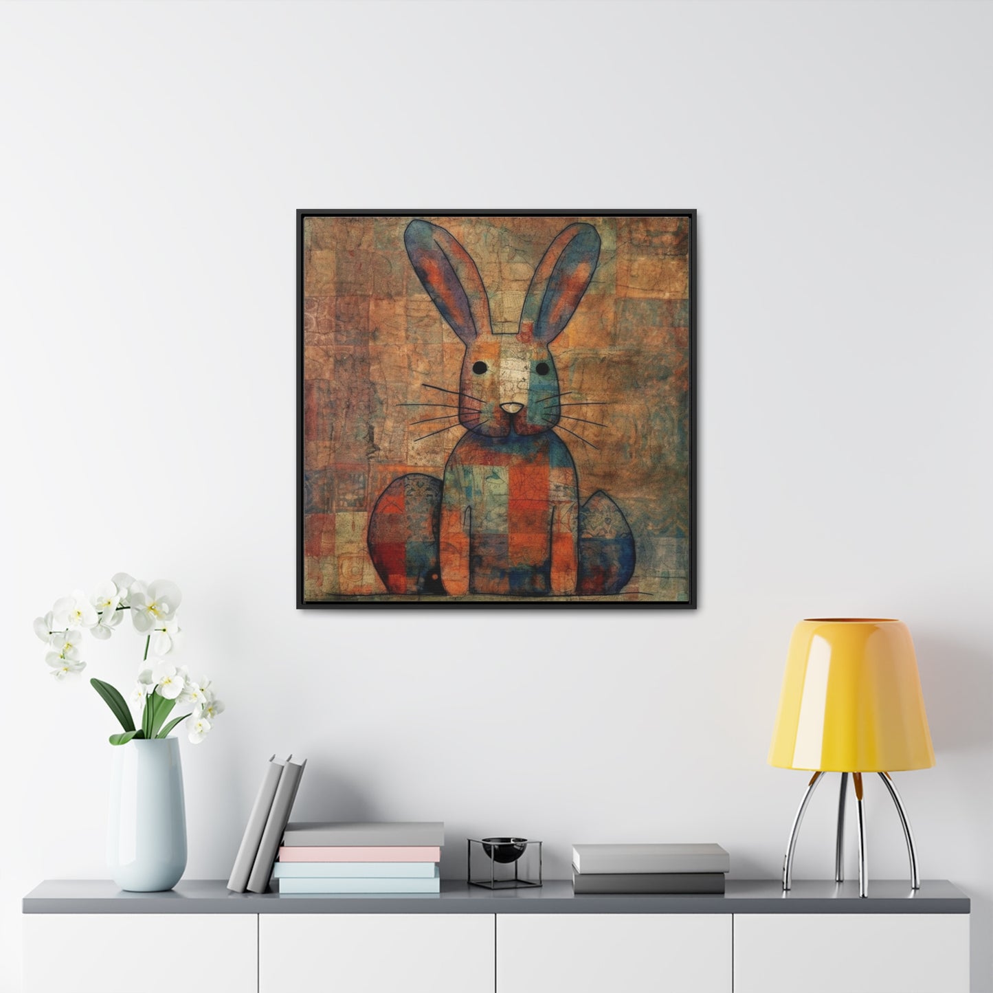 Rabbit 23, Gallery Canvas Wraps, Square Frame