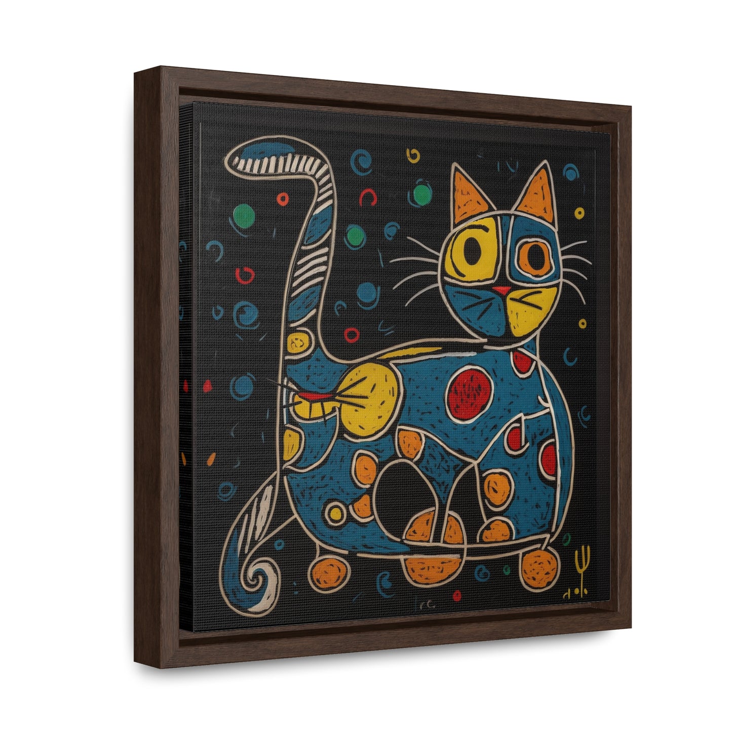 Cat 119, Gallery Canvas Wraps, Square Frame