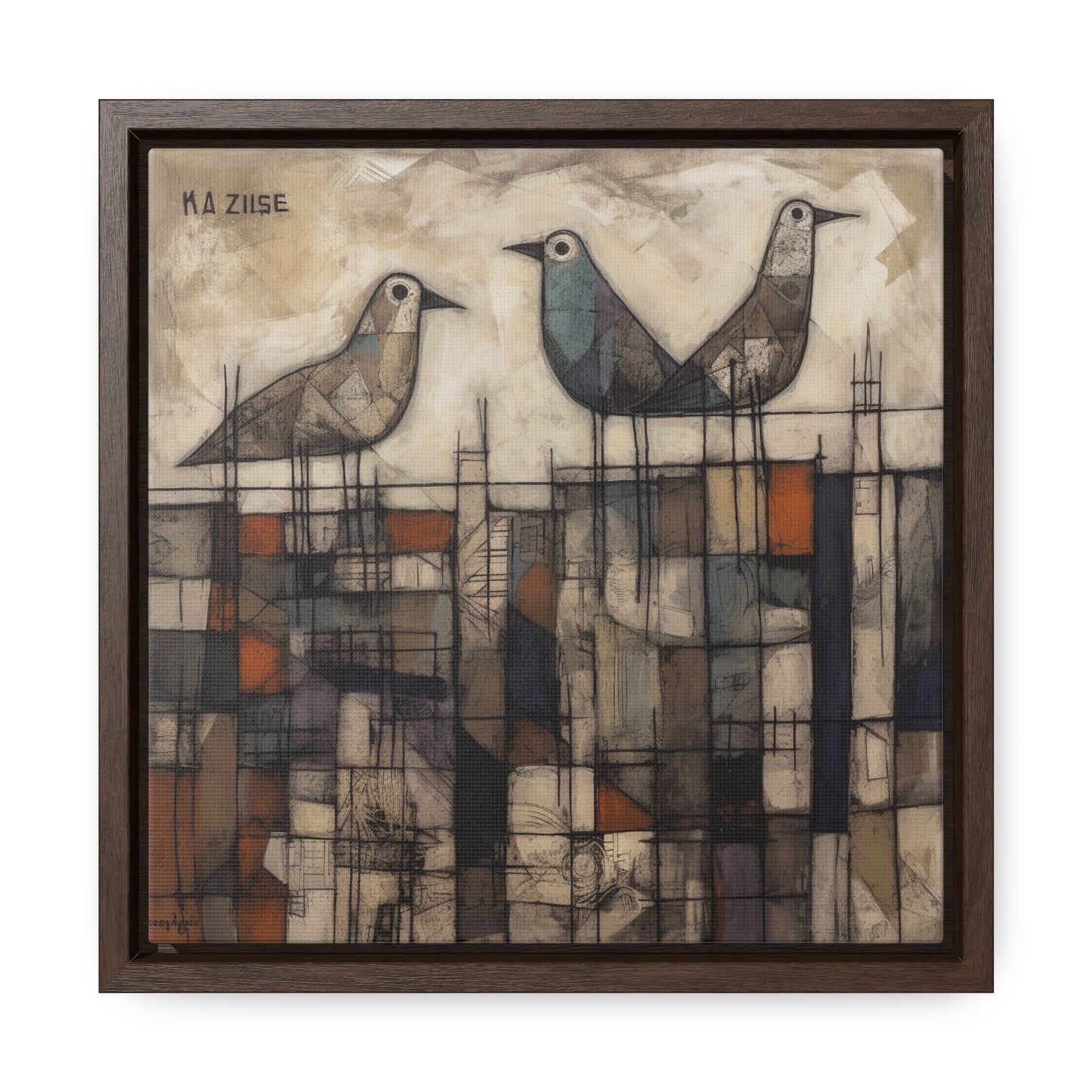 Bird 25, Gallery Canvas Wraps, Square Frame