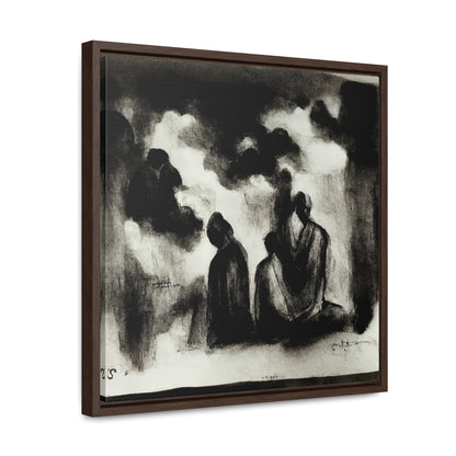 Palaeolithic Prayer 2, Valentinii, Gallery Canvas Wraps, Square Frame