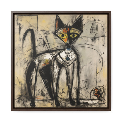 Cat 51, Gallery Canvas Wraps, Square Frame