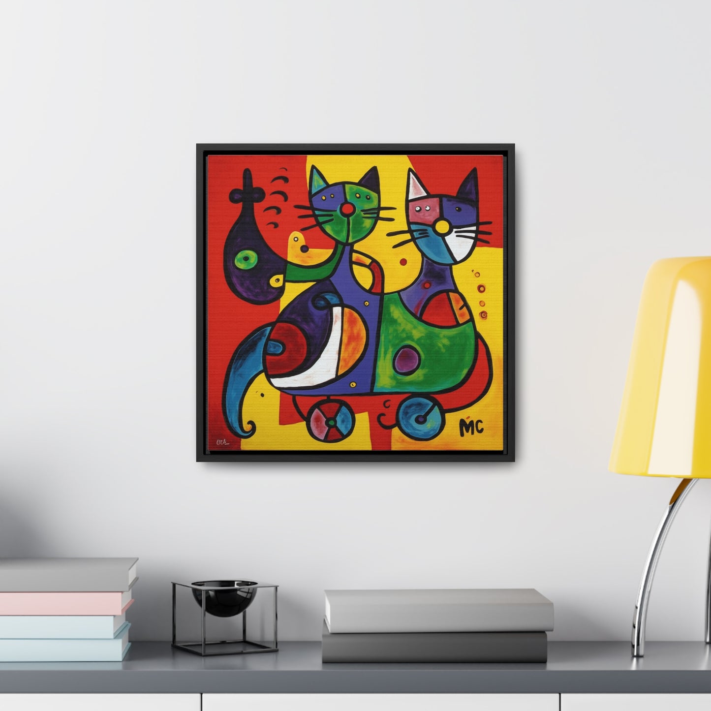 Cat 151, Gallery Canvas Wraps, Square Frame