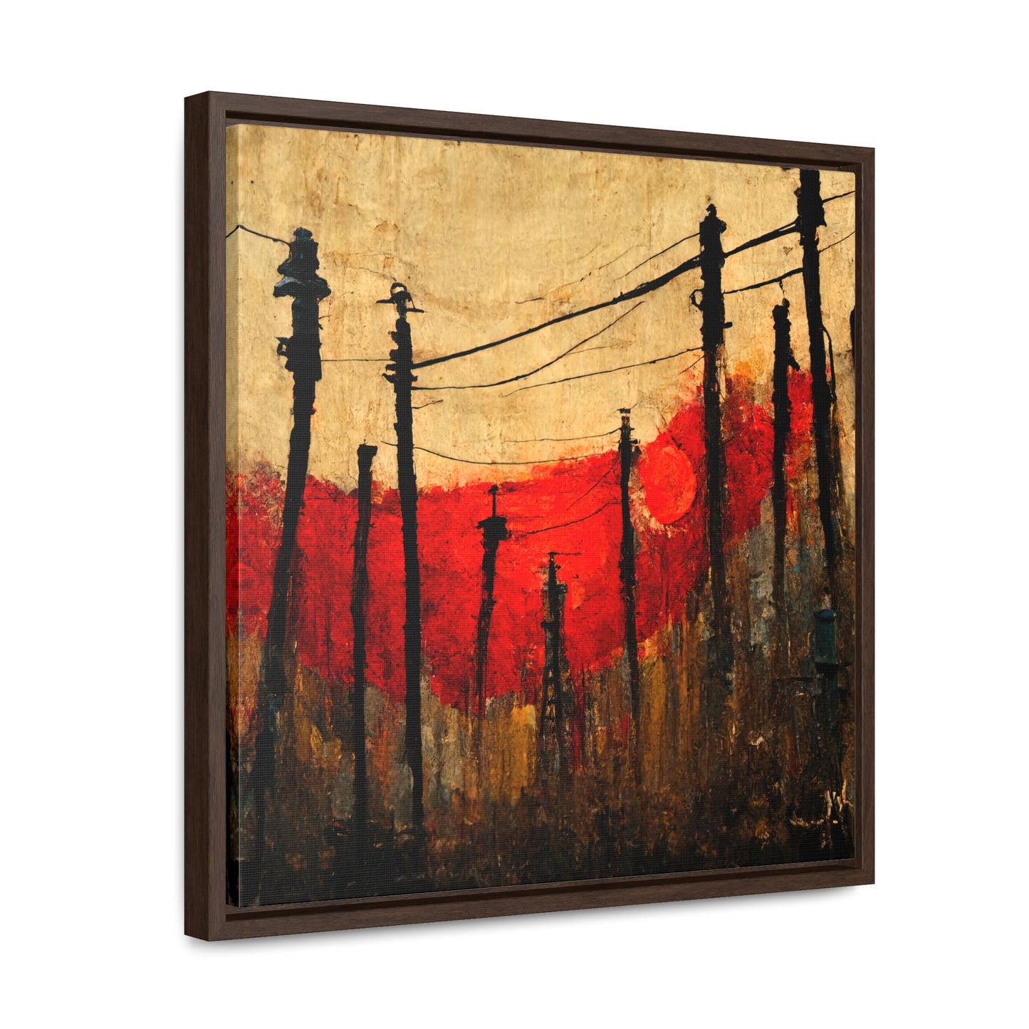 Land of the Sun 30, Valentinii, Gallery Canvas Wraps, Square Frame