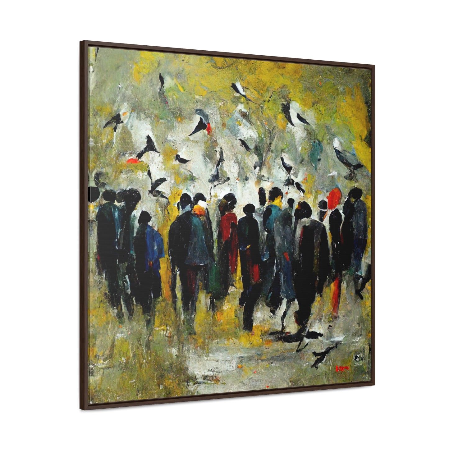 Social Seeds 8, Valentinii, Gallery Canvas Wraps, Square Frame