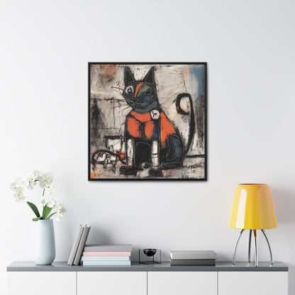 Cat 48, Gallery Canvas Wraps, Square Frame