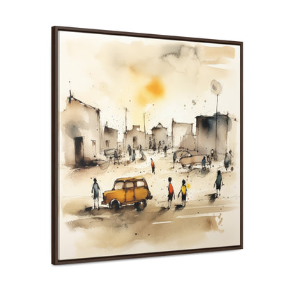 Childhood 10, Gallery Canvas Wraps, Square Frame