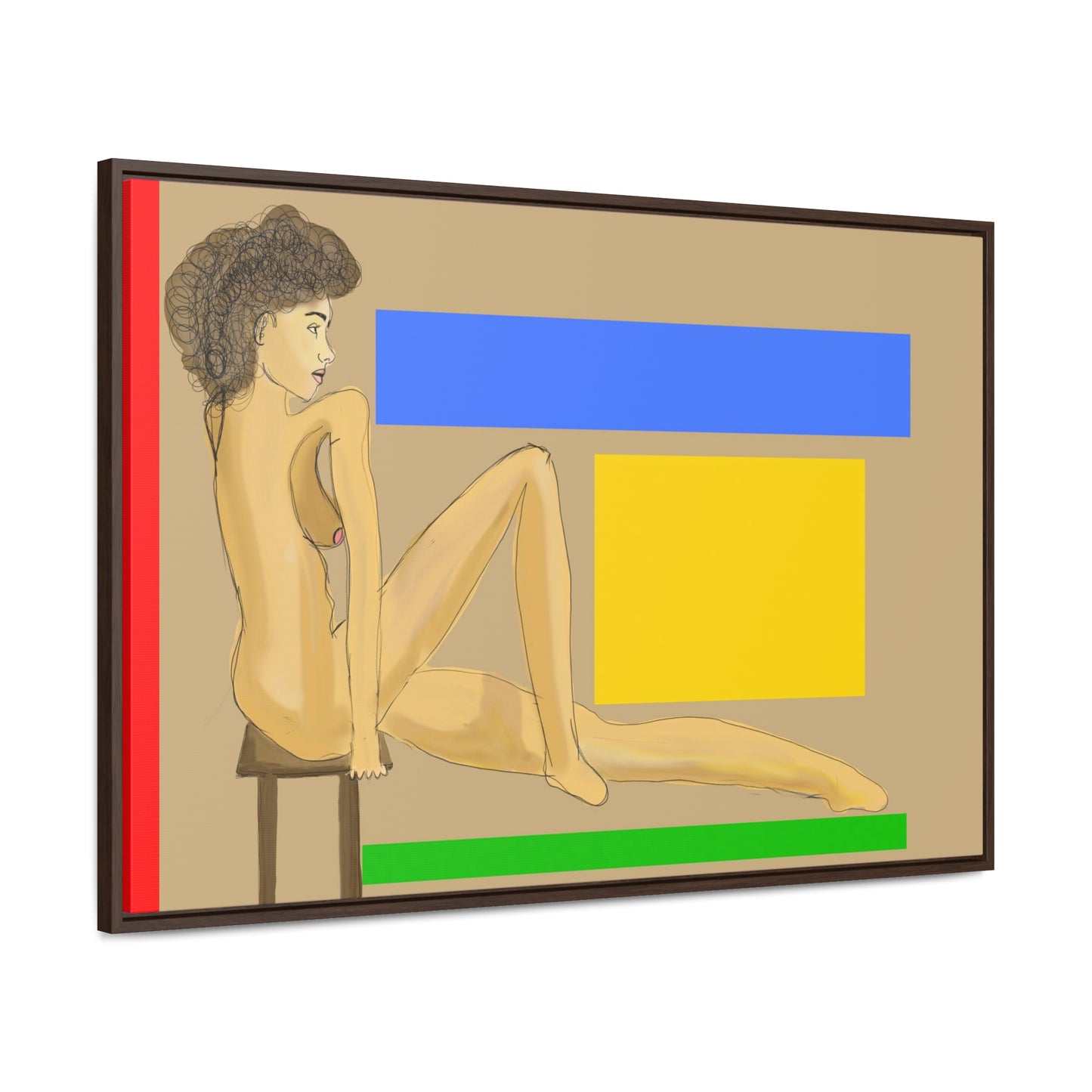 Tetris, Original Eduard Pavel, Gallery Canvas Wraps, Horizontal Frame