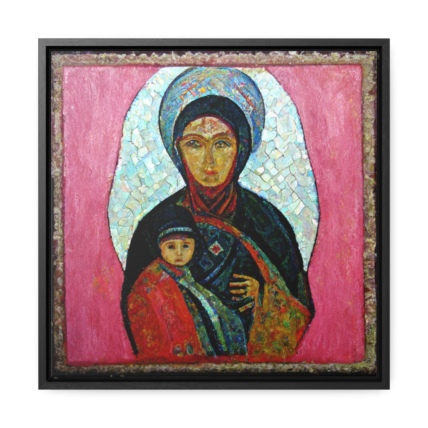 Mary and the Child 22, Valentinii, Gallery Canvas Wraps, Square Frame