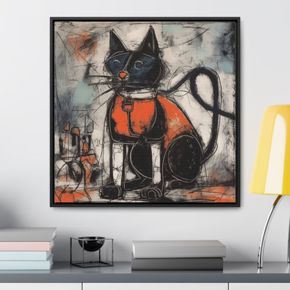 Cat 35, Gallery Canvas Wraps, Square Frame