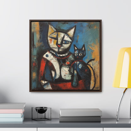 Cat 83, Gallery Canvas Wraps, Square Frame