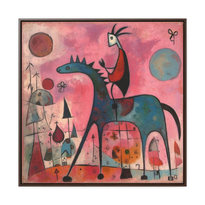 The Dreams of the Child 38, Gallery Canvas Wraps, Square Frame