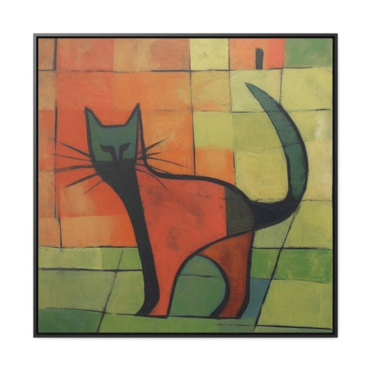 Cat 22, Gallery Canvas Wraps, Square Frame