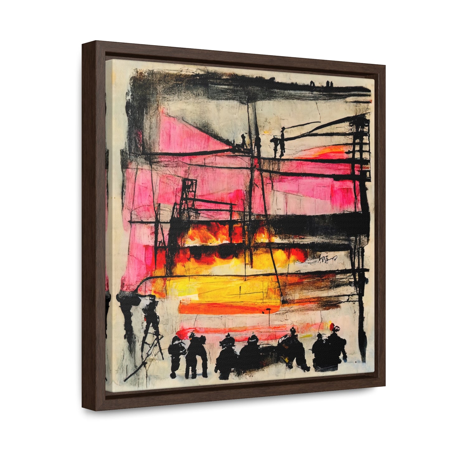 Land of the Sun 4, Valentinii, Gallery Canvas Wraps, Square Frame