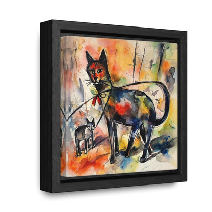 Cat 99, Gallery Canvas Wraps, Square Frame