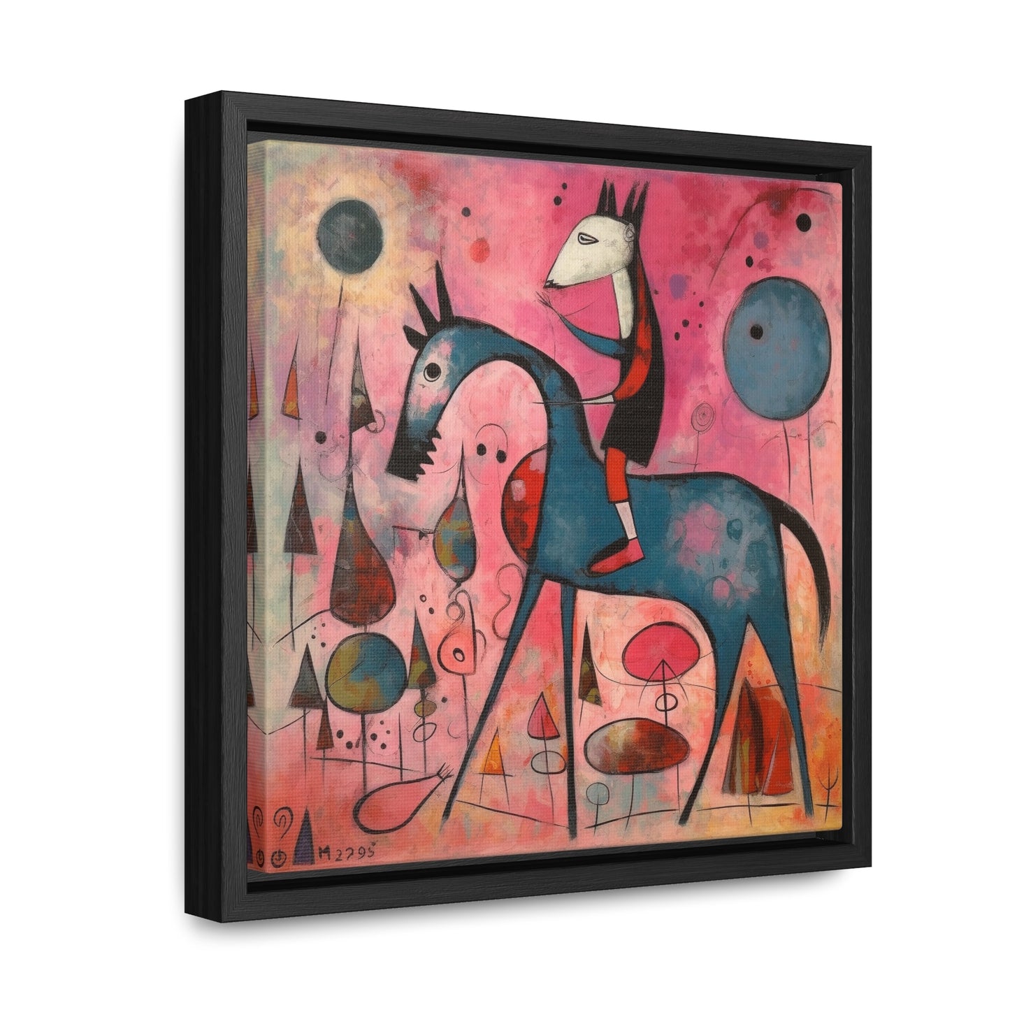 The Dreams of the Child 24, Gallery Canvas Wraps, Square Frame