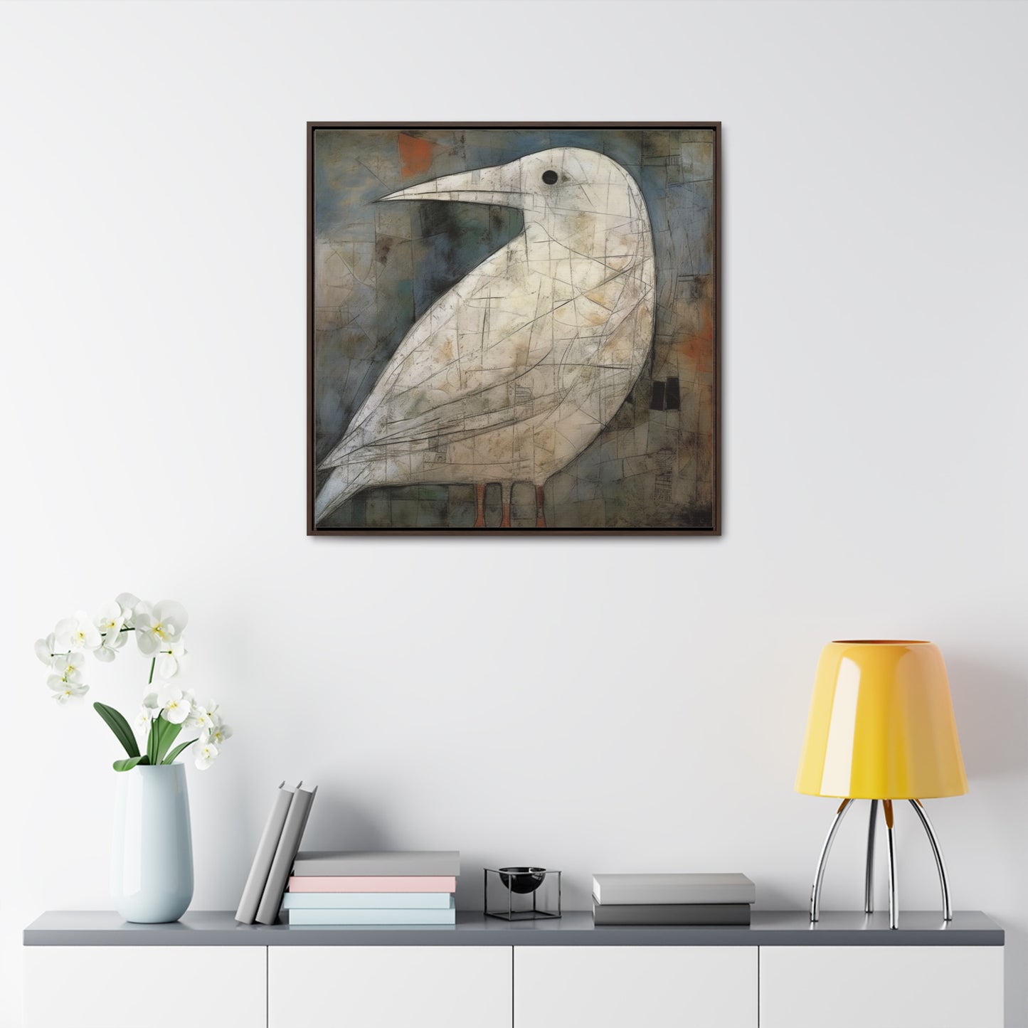 Bird 2, Gallery Canvas Wraps, Square Frame