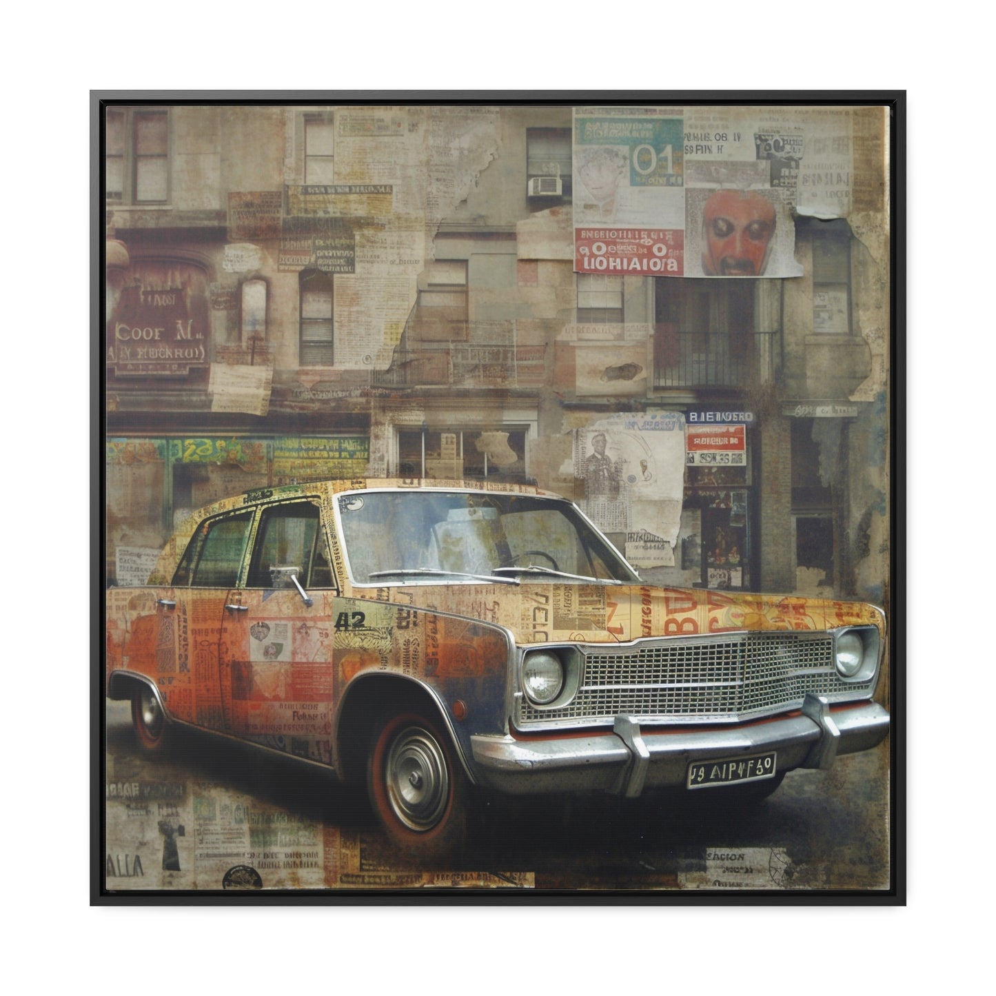 USA 11, Gallery Canvas Wraps, Square Frame