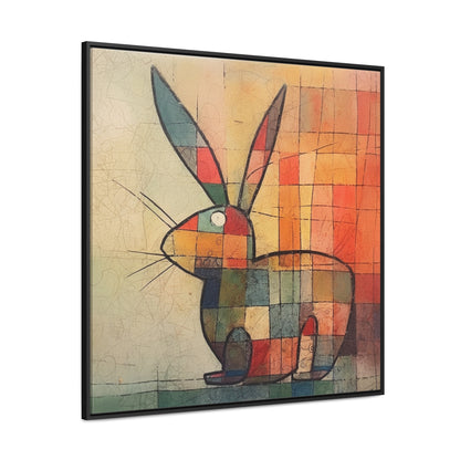 Rabbit 28, Gallery Canvas Wraps, Square Frame