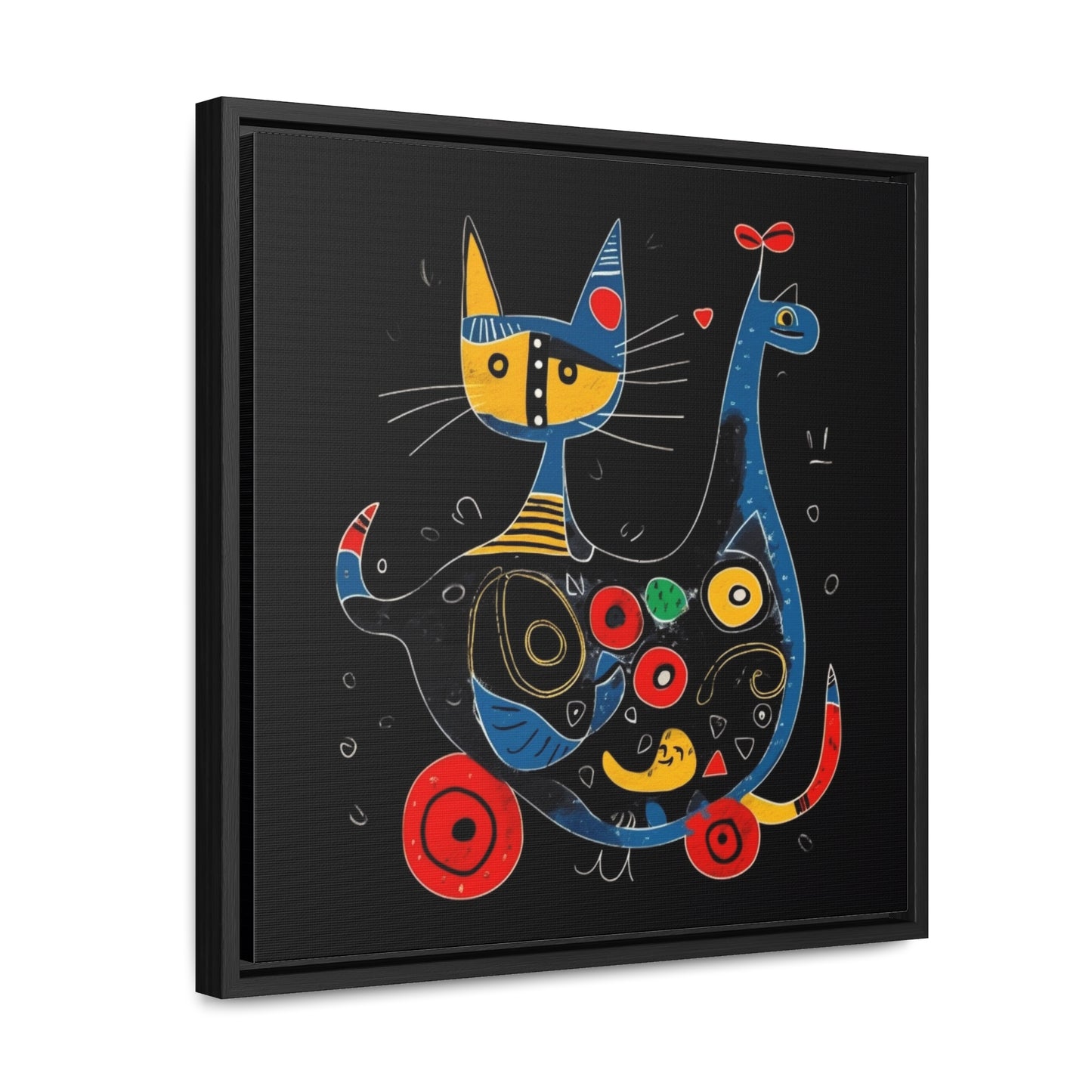 Cat 144, Gallery Canvas Wraps, Square Frame