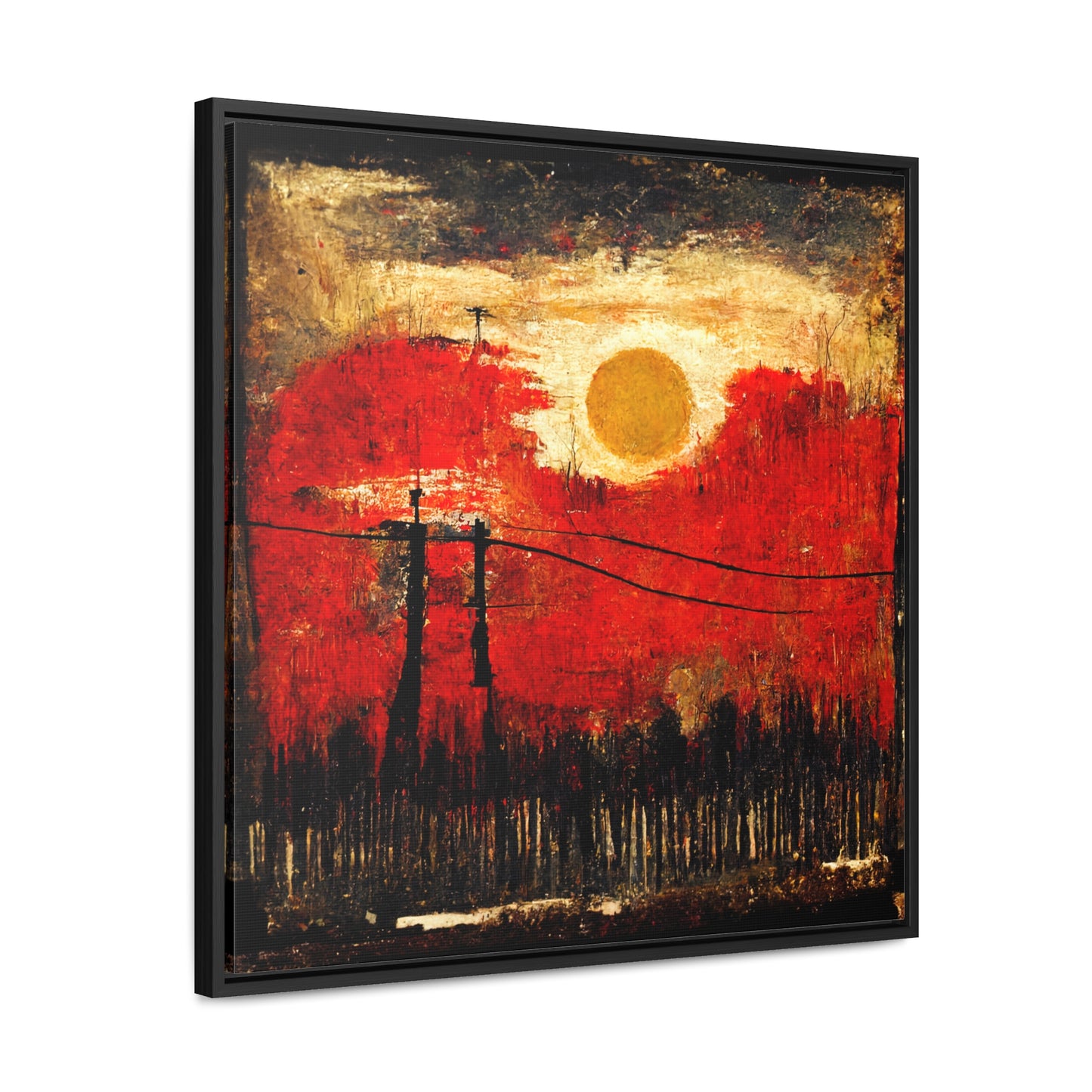 Land of the Sun 20, Valentinii, Gallery Canvas Wraps, Square Frame