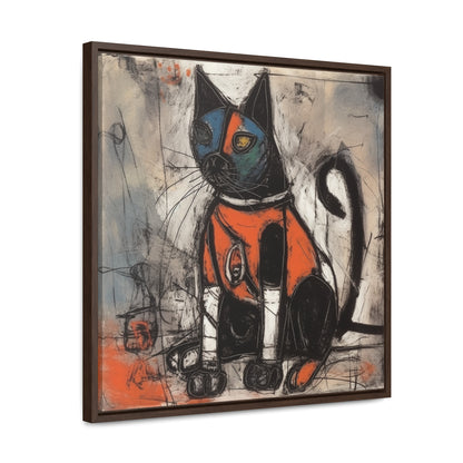 Cat 34, Gallery Canvas Wraps, Square Frame