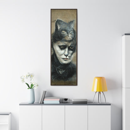 Cat Woman 33, Gallery Canvas Wraps, Vertical Frame