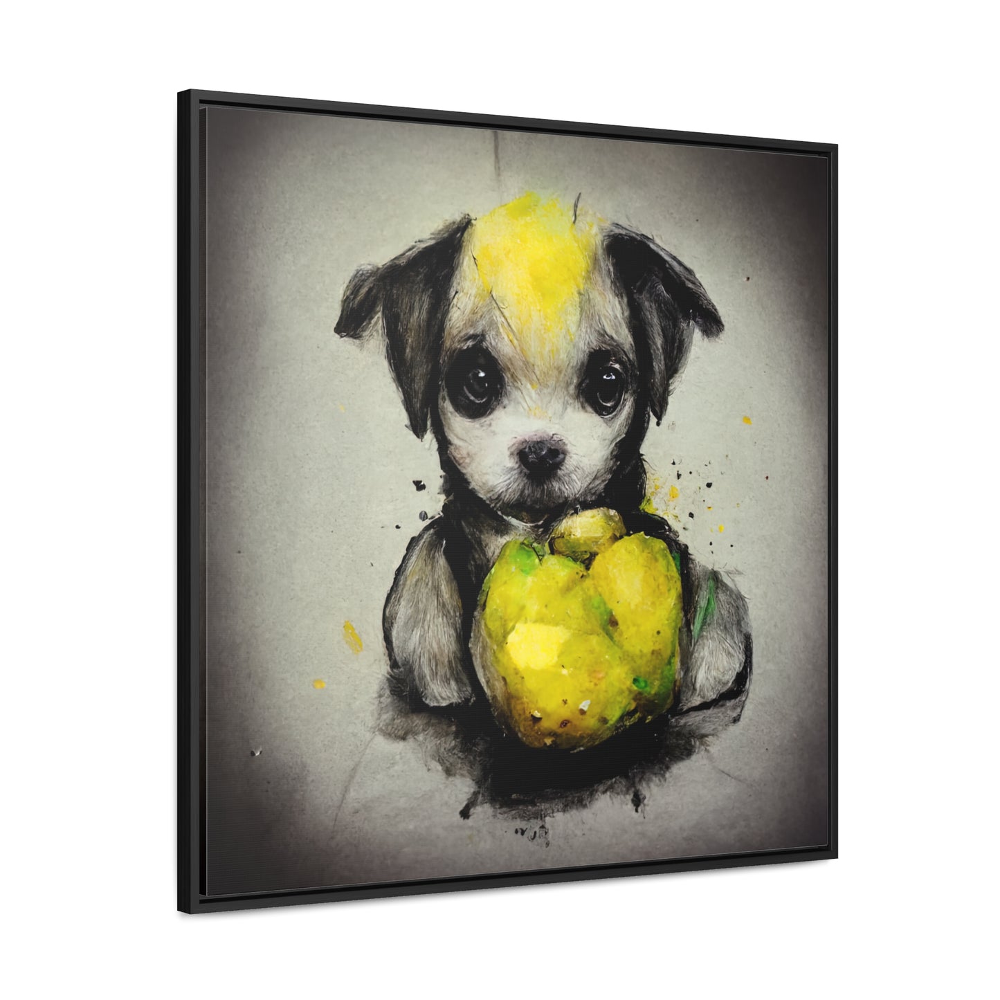 Dogs and Puppies 2, Valentinii, Gallery Canvas Wraps, Square Frame