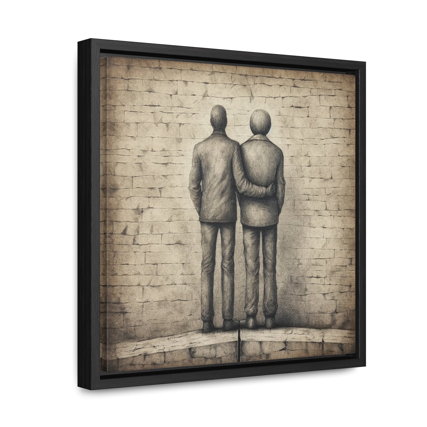 The Courage of Vulnerability 8, Valentinii, Gallery Canvas Wraps, Square Frame