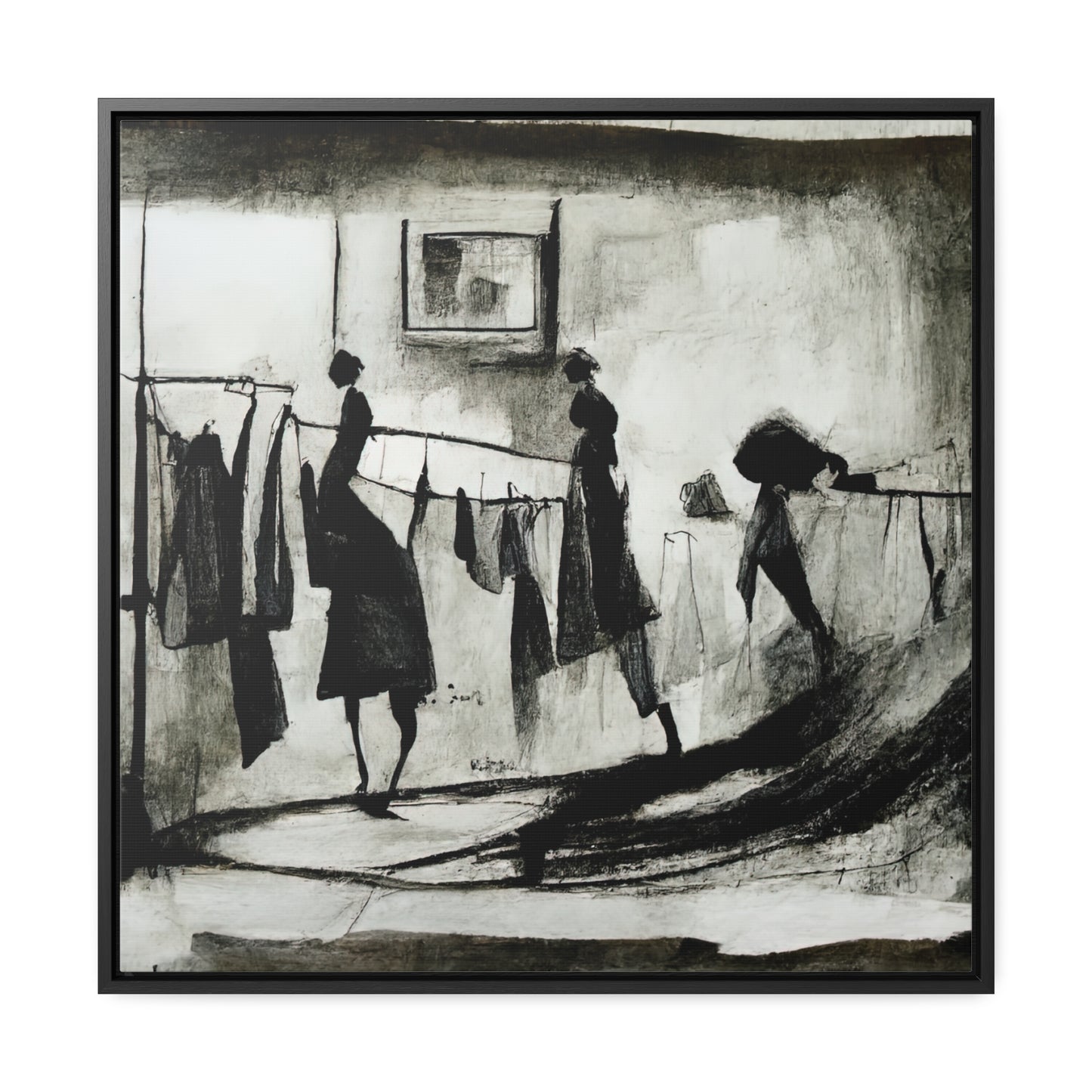 Domestic Memories 9, Valentinii, Gallery Canvas Wraps, Square Frame