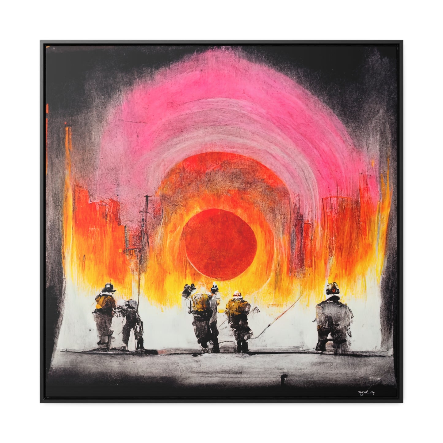 Land of the Sun 33, Valentinii, Gallery Canvas Wraps, Square Frame