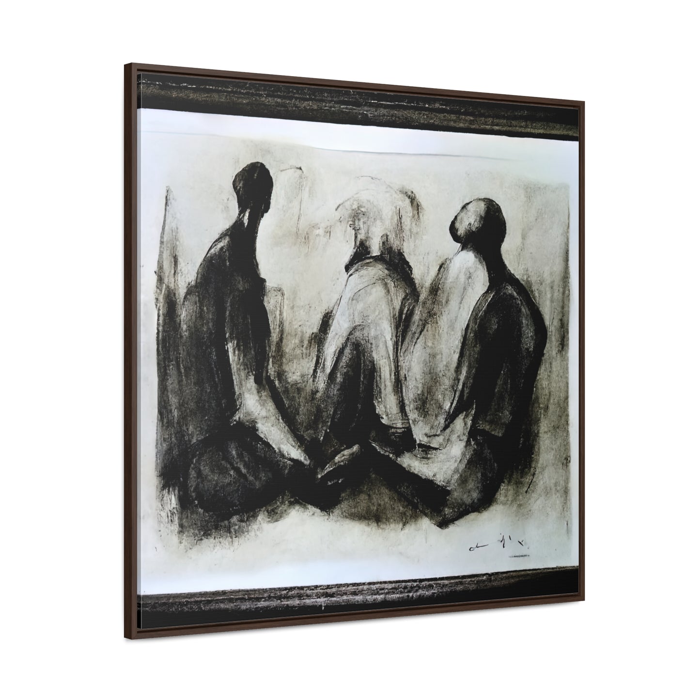 Palaeolithic Prayer 8, Valentinii, Gallery Canvas Wraps, Square Frame