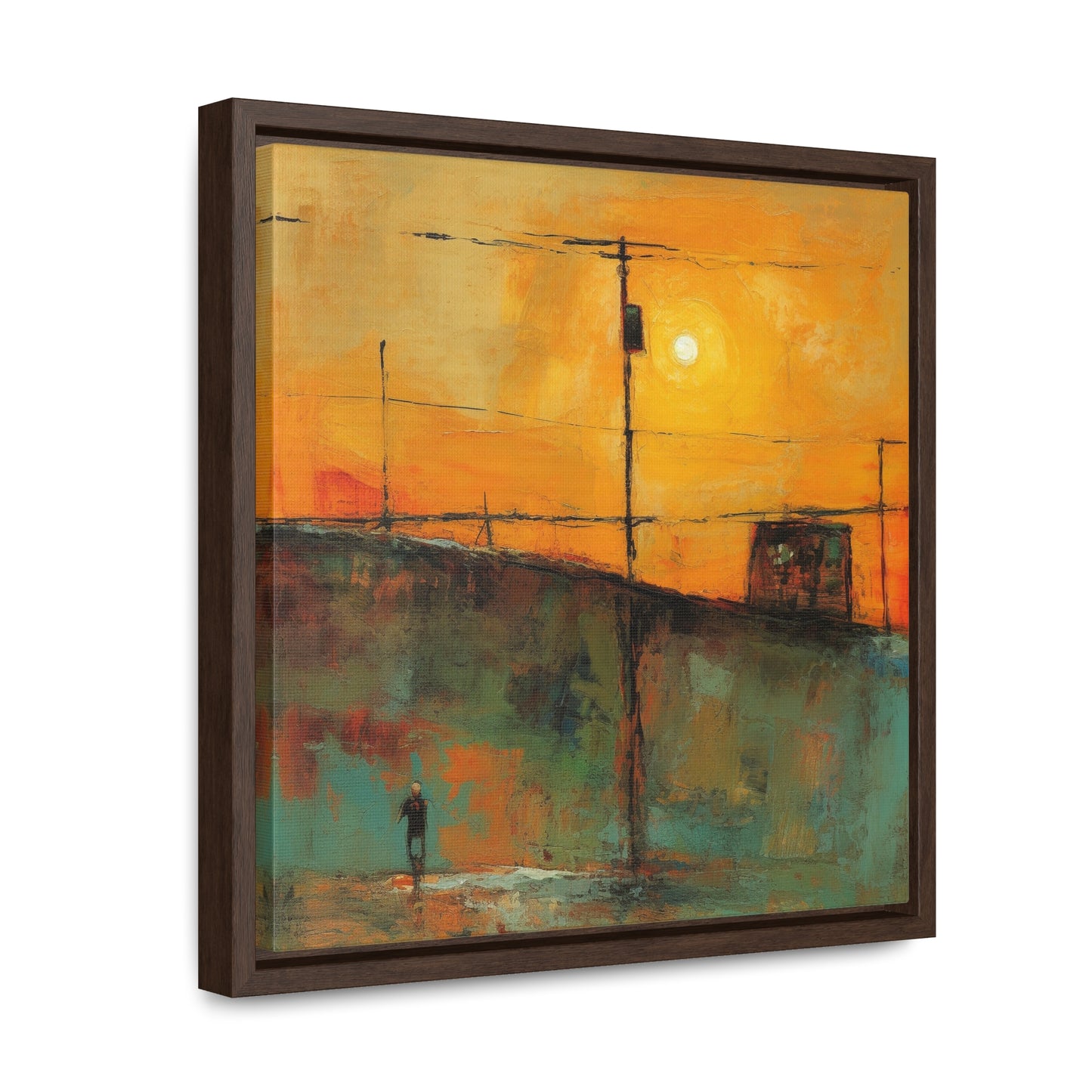 Land of the Sun 51, Valentinii, Gallery Canvas Wraps, Square Frame