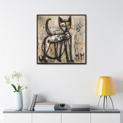 Cat 49, Gallery Canvas Wraps, Square Frame