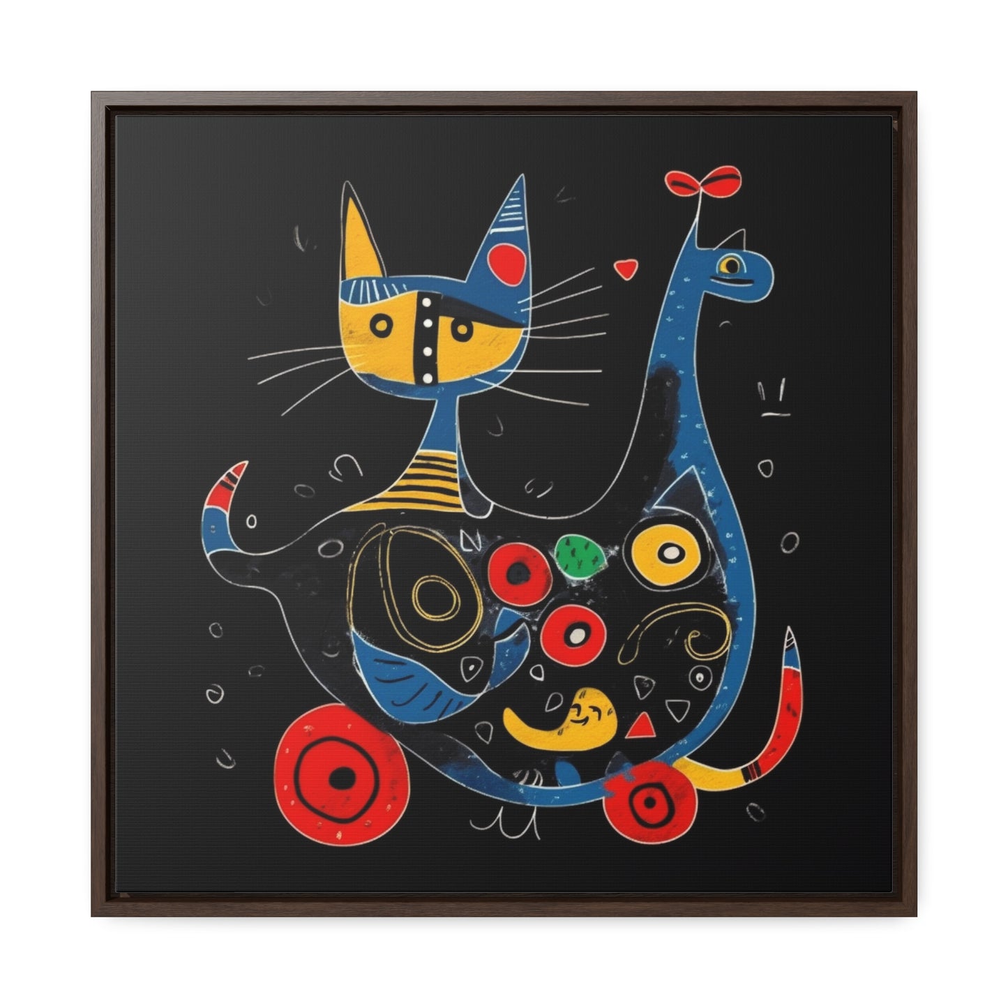 Cat 144, Gallery Canvas Wraps, Square Frame