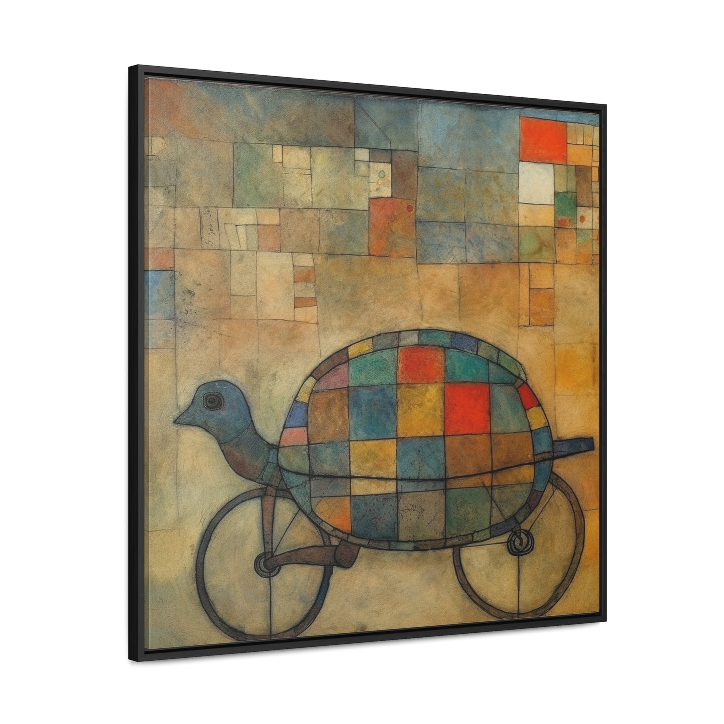 Turtle 9, Gallery Canvas Wraps, Square Frame