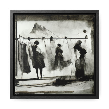 Domestic Memories 1, Valentinii, Gallery Canvas Wraps, Square Frame