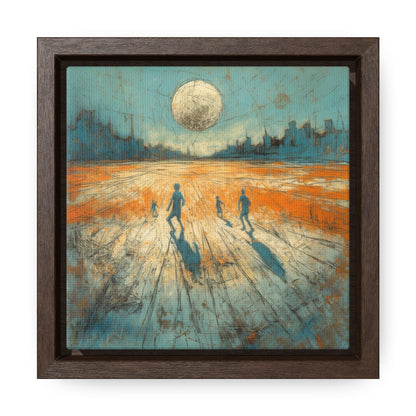 Childhood 18, Gallery Canvas Wraps, Square Frame