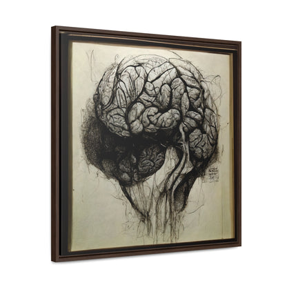 Brain 56, Valentinii, Gallery Canvas Wraps, Square Frame