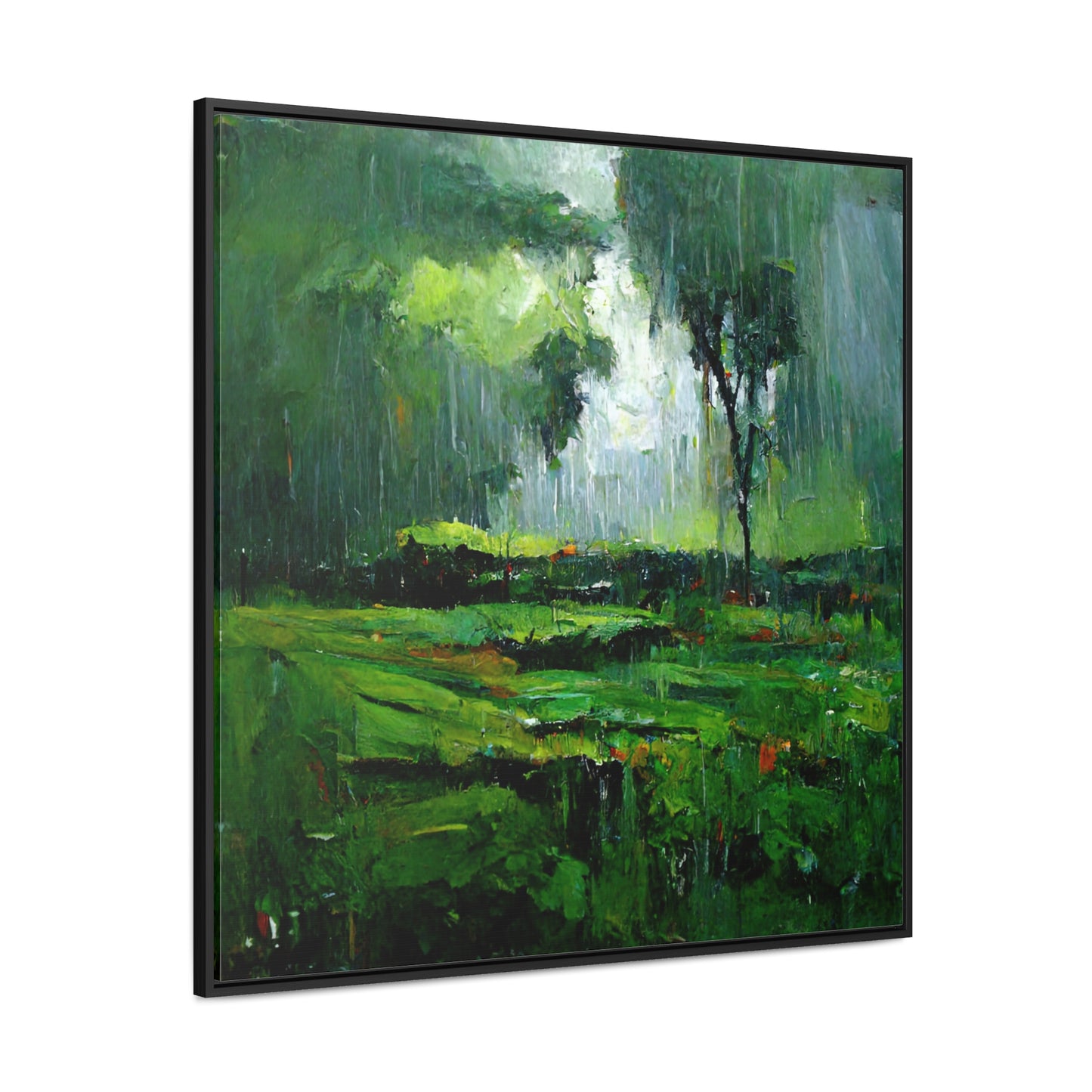 To the Rainy Land, Valentinii, Gallery Canvas Wraps, Square Frame