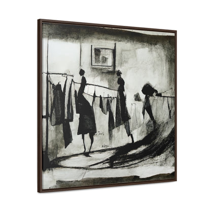 Domestic Memories 9, Valentinii, Gallery Canvas Wraps, Square Frame