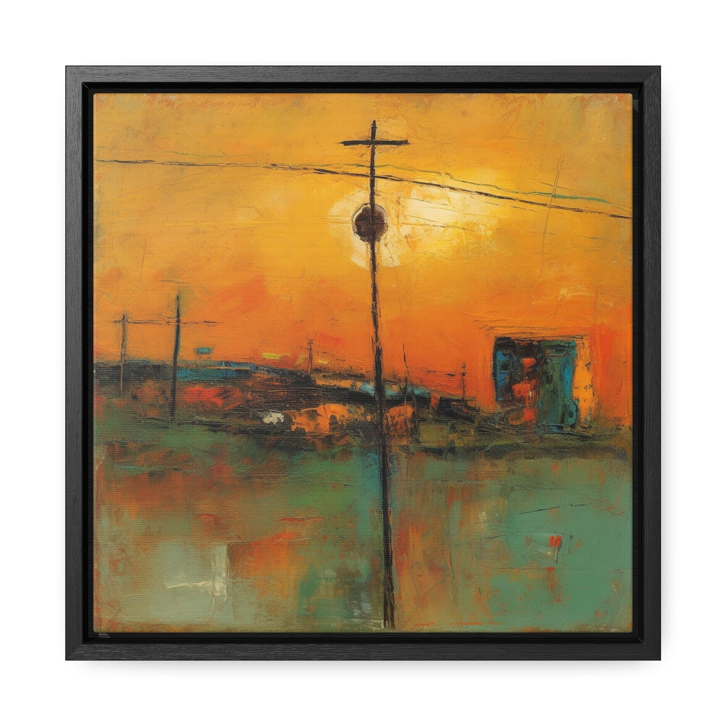 Land of the Sun 57, Valentinii, Gallery Canvas Wraps, Square Frame